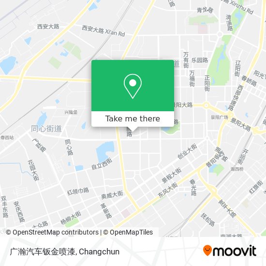 广瀚汽车钣金喷漆 map