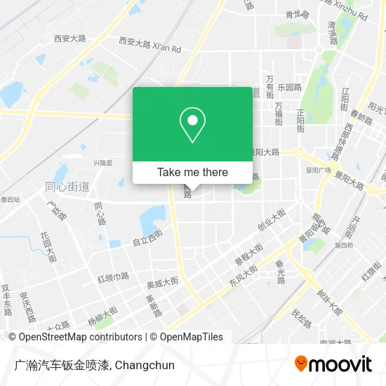 广瀚汽车钣金喷漆 map