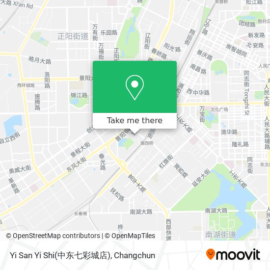 Yi San Yi Shi(中东七彩城店) map