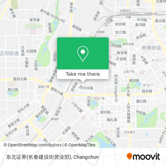 东北证券(长春建设街营业部) map