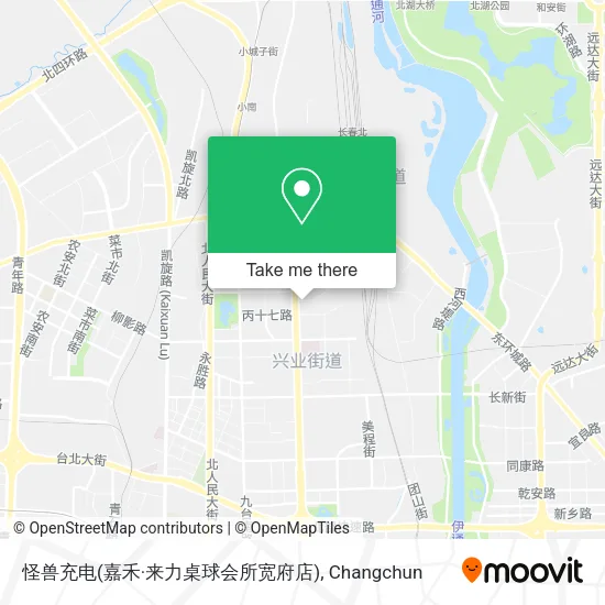 怪兽充电(嘉禾·来力桌球会所宽府店) map