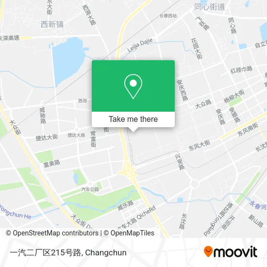 一汽二厂区215号路 map