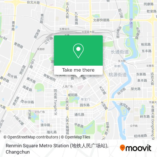 Renmin Square Metro Station (地铁人民广场站) map