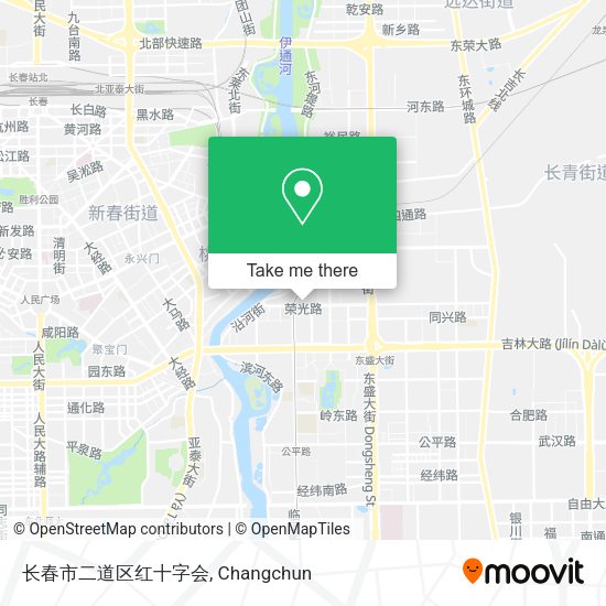 长春市二道区红十字会 map