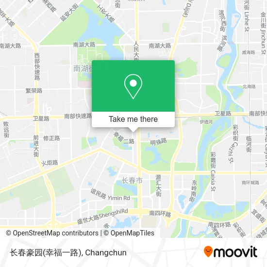 长春豪园(幸福一路) map