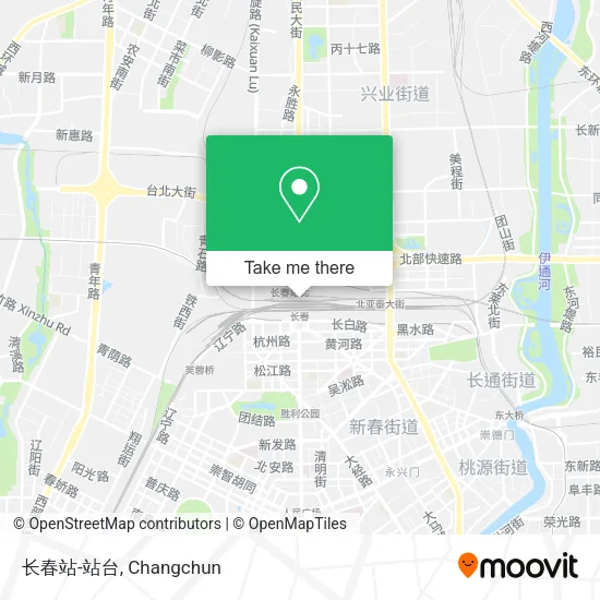 长春站-站台 map