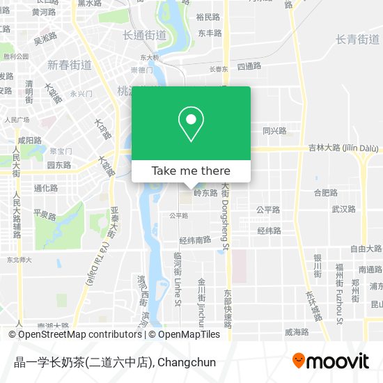 晶一学长奶茶(二道六中店) map
