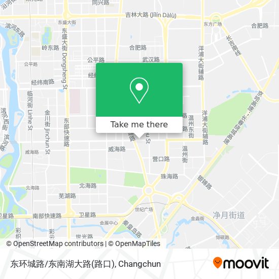 东环城路/东南湖大路(路口) map