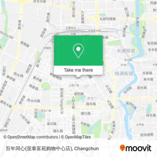 百年同心(亚泰富苑购物中心店) map