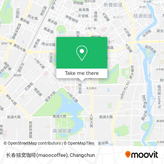 长春猫窝咖啡(maoocoffee) map