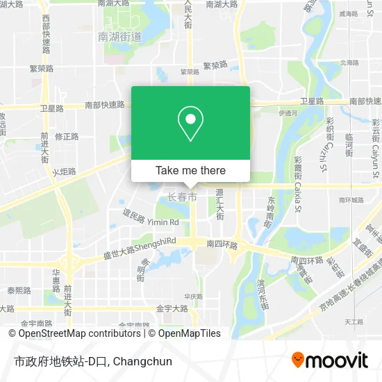 市政府地铁站-D口 map
