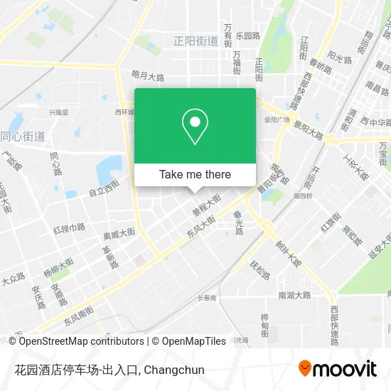 花园酒店停车场-出入口 map