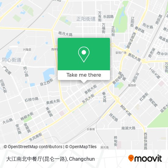 大江南北中餐厅(昆仑一路) map