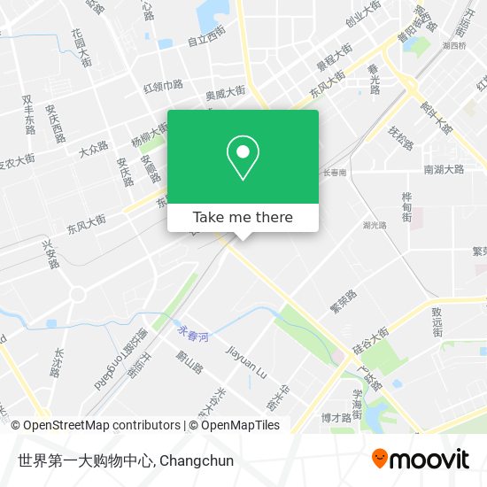 世界第一大购物中心 map