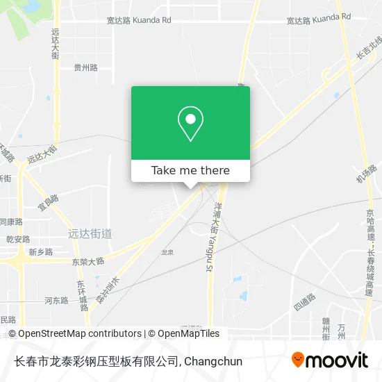 长春市龙泰彩钢压型板有限公司 map