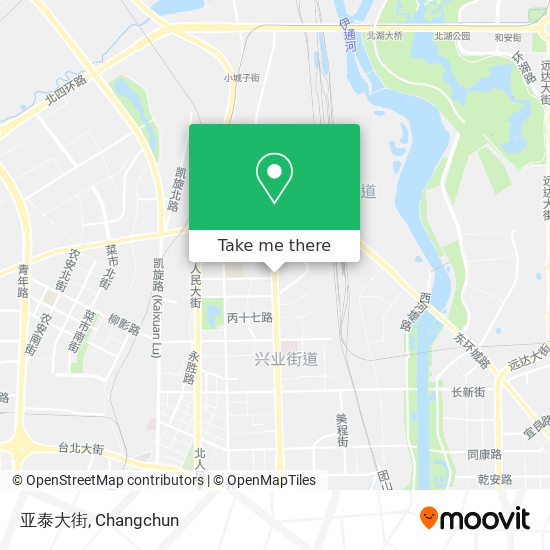 亚泰大街 map