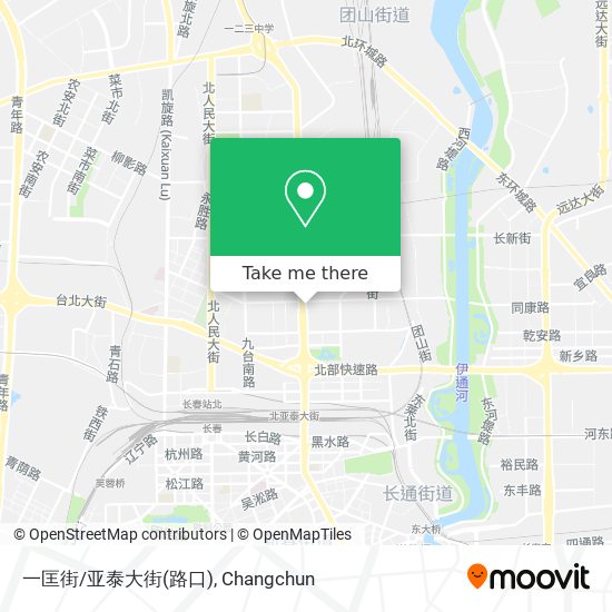 一匡街/亚泰大街(路口) map