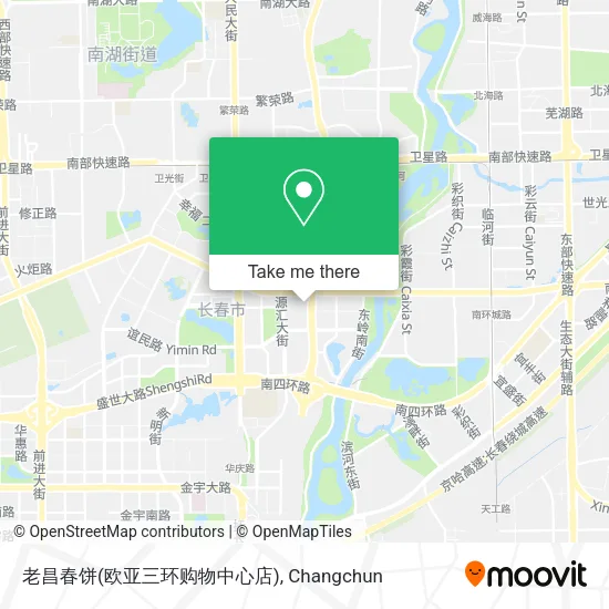 老昌春饼(欧亚三环购物中心店) map