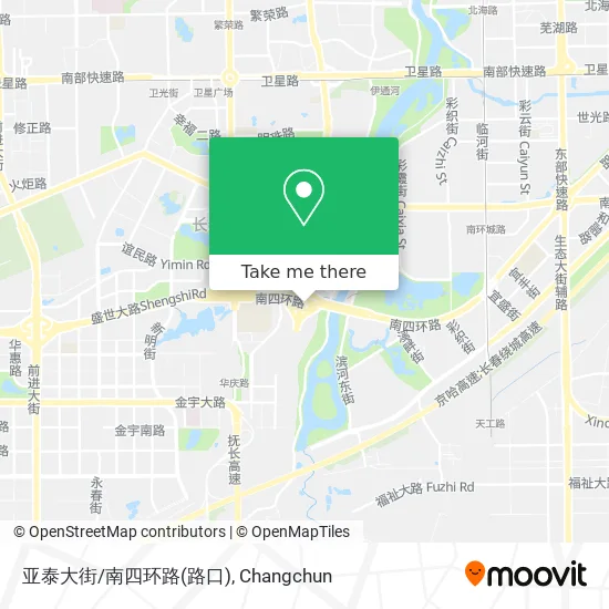 亚泰大街/南四环路(路口) map