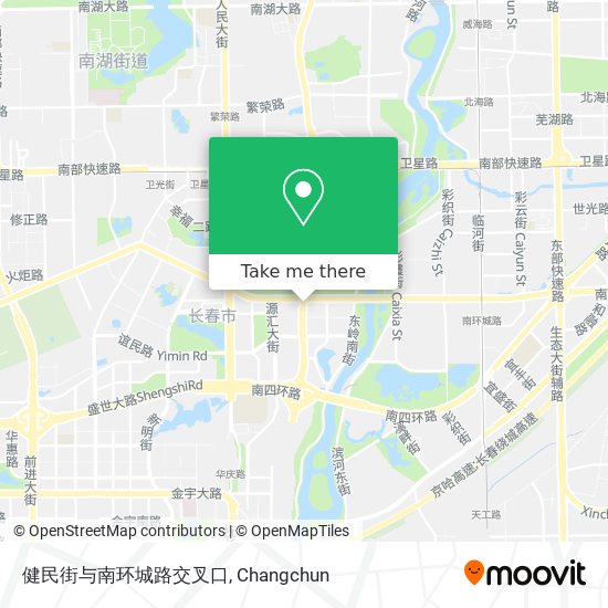 健民街与南环城路交叉口 map