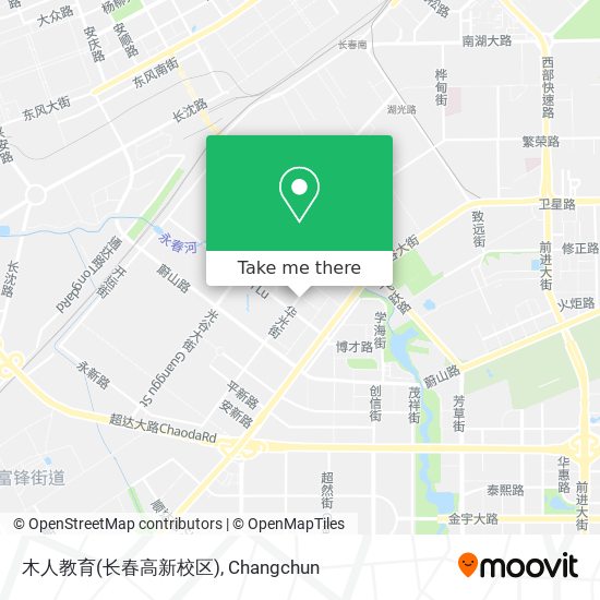 木人教育(长春高新校区) map