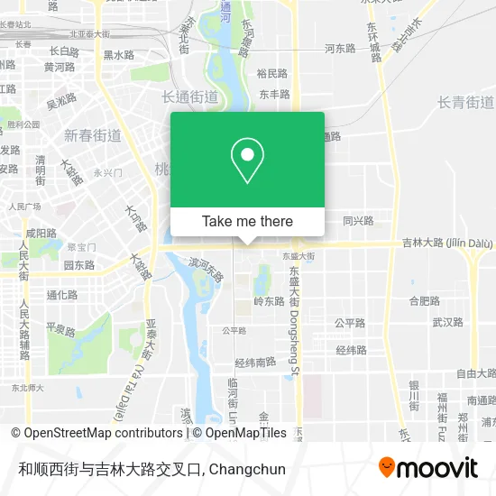 和顺西街与吉林大路交叉口 map