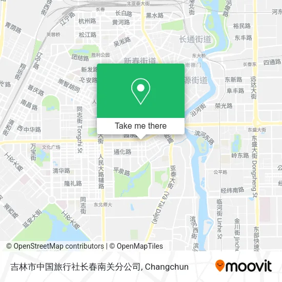 吉林市中国旅行社长春南关分公司 map