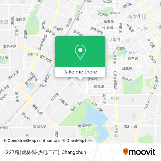 227路(虎林街-热电二厂) map