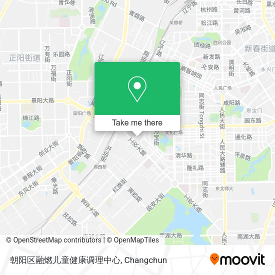 朝阳区融燃儿童健康调理中心 map