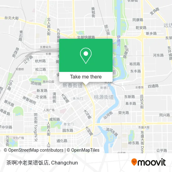 茶啊冲老菜谱饭店 map
