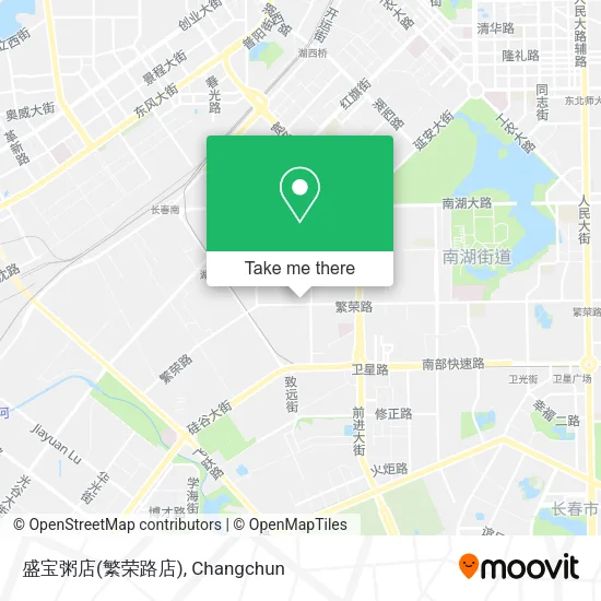盛宝粥店(繁荣路店) map