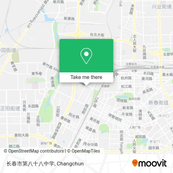 长春市第八十八中学 map