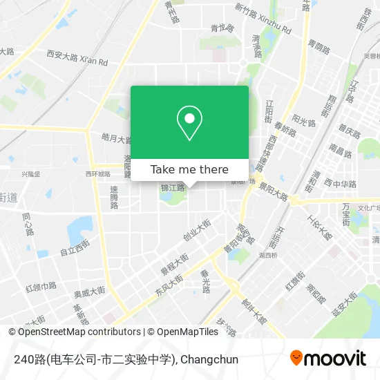 240路(电车公司-市二实验中学) map