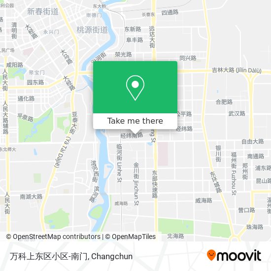 万科上东区小区-南门 map