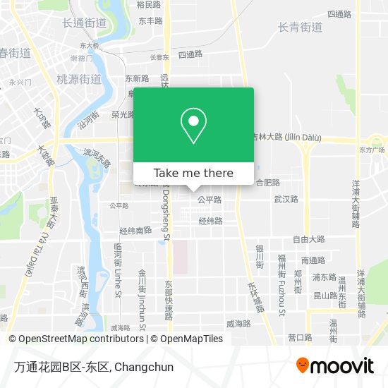 万通花园B区-东区 map