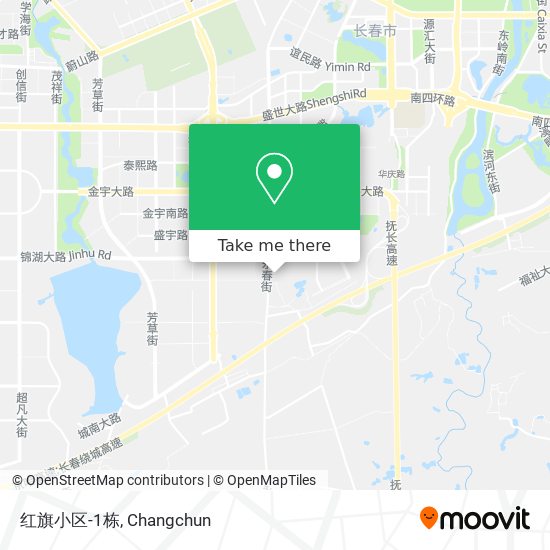 红旗小区-1栋 map