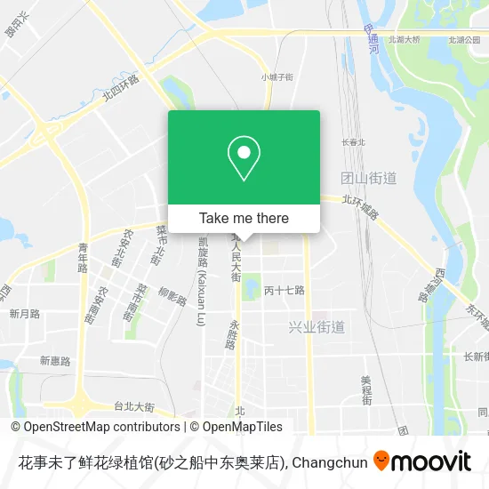 花事未了鲜花绿植馆(砂之船中东奥莱店) map