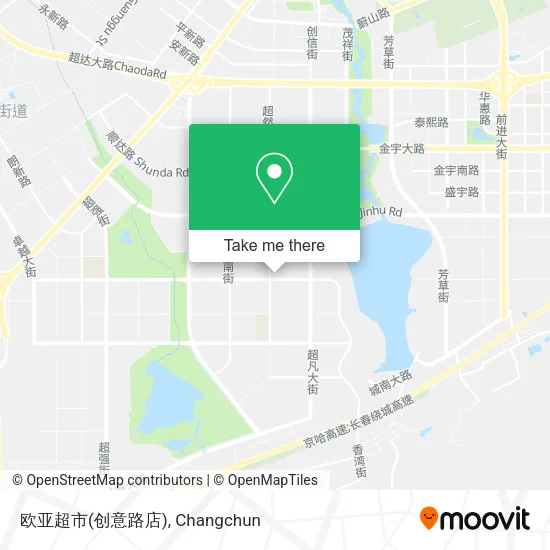 欧亚超市(创意路店) map