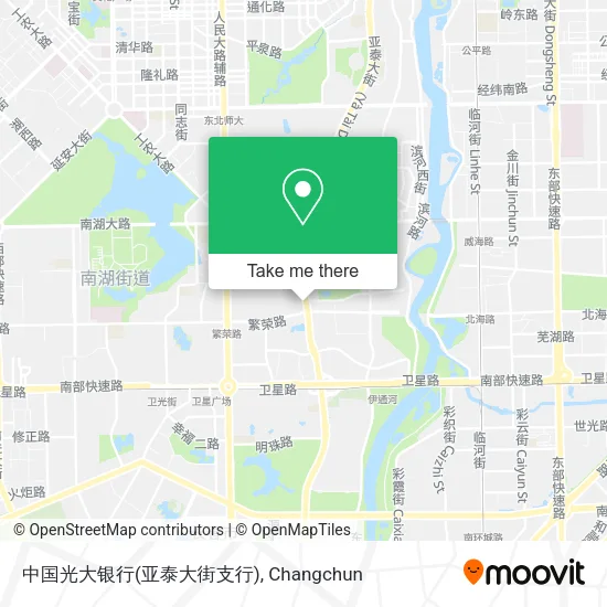 中国光大银行(亚泰大街支行) map