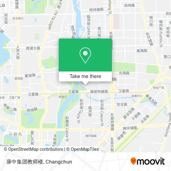 康中集团教师楼 map