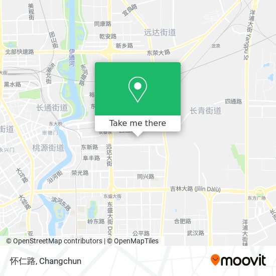 怀仁路 map