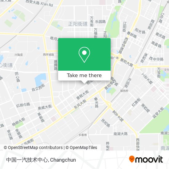 中国一汽技术中心 map