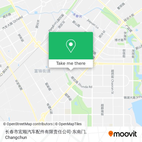 长春市宏顺汽车配件有限责任公司-东南门 map