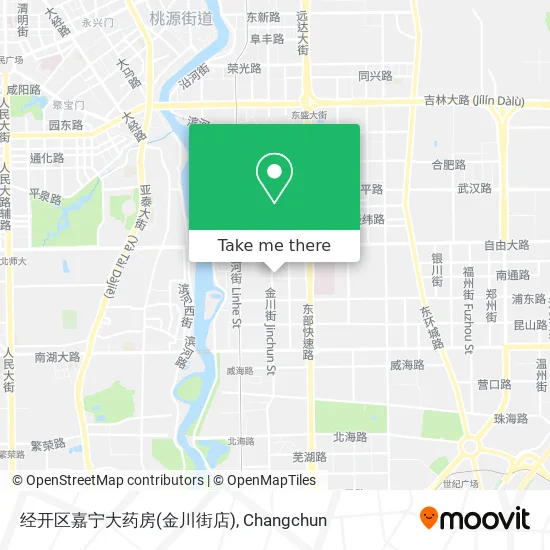 经开区嘉宁大药房(金川街店) map