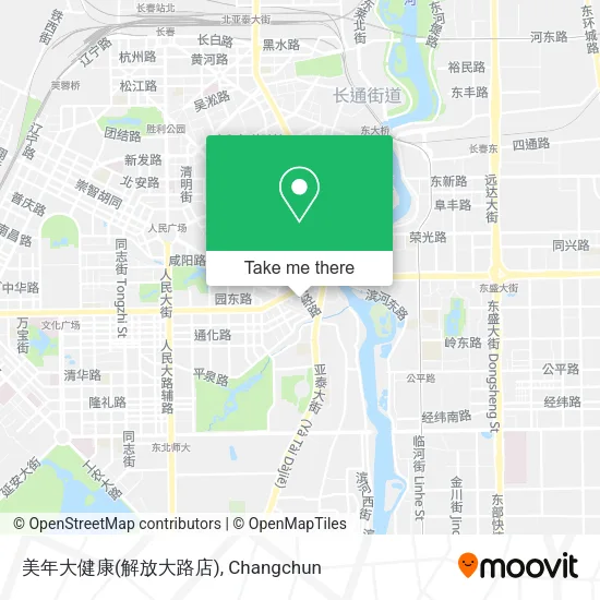 美年大健康(解放大路店) map