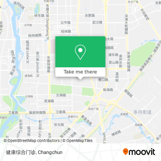 健康综合门诊 map