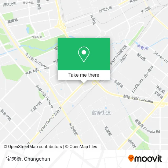 宝来街 map