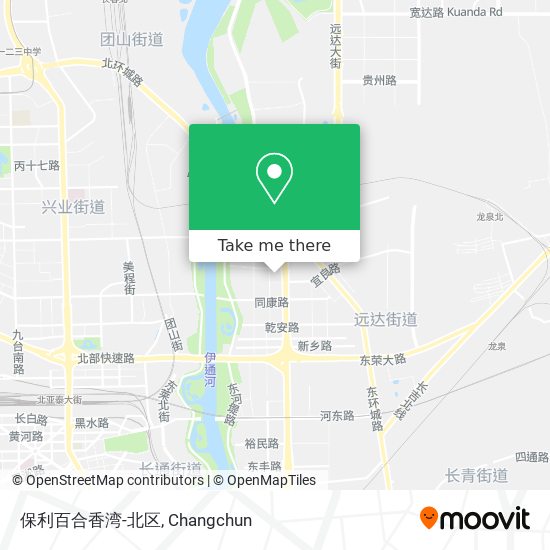 保利百合香湾-北区 map