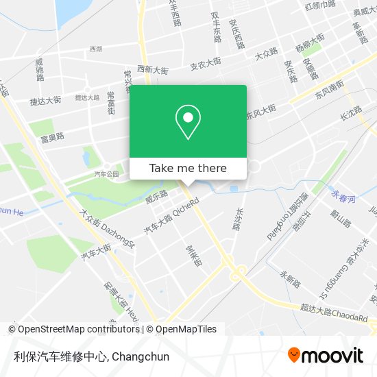 利保汽车维修中心 map