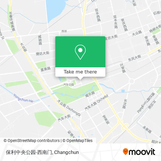 保利中央公园-西南门 map